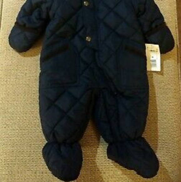 New Rothschild Infant Quilted Corduroy Pram Suit - Picture 3 of 6